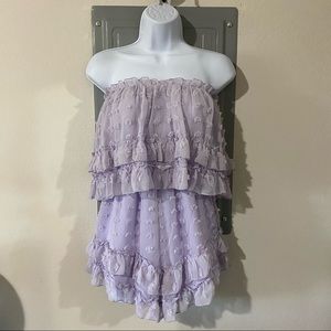 Purple Lilac Romper